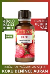 Çilek Esansiyel Uçucu Koku Yağı Ortam Kokusu Doğal Yağ Sihirli Küre Hobi Esansı 30ml - 1