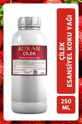 Auran Çilek Esansiyel Uçucu Yağ Esans Koku Yağı Hobi Esans Mum Sabun Oda Kokusu 250ml - 1