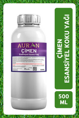 Auran Çimen Esansiyel Uçucu Yağ Esans Koku Yağı Hobi Esans Mum Sabun Oda Kokusu 500ml - 1