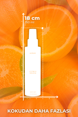 Citrus Soleia Parfümlü Kadın Vücut Spreyi Vücut Kokusu Vücut Misti Body Mist Spray 150ml - 5