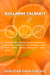 Citrus Soleia Parfümlü Kadın Vücut Spreyi Vücut Kokusu Vücut Misti Body Mist Spray 150ml - 6