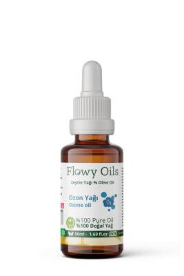 Flowy Oils Doğal Ozon Yağı %100 Saf Zeytinyağlı Ozon Bakım Yağı Olive Ozone Oil 50ml - 1