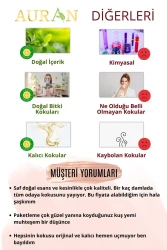 Auran Favori 10'lu Set Esansiyel Uçucu Yağ Buhurdanlık Yağı Hava Nemlendirici Aroma Difüzörü Kokusu Esans - 5