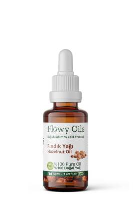 Flowy Oils Fındık Yağı %100 Doğal Bitkisel Sabit Yağ Hazelnut Oil 50ml - 1