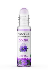 Flowy Oils Floral Doğal Karışım Esansiyel Yağ Uçucu Yağ Karışımı Etkili Koku, Esans Doğal Roll-on 10ml - 2