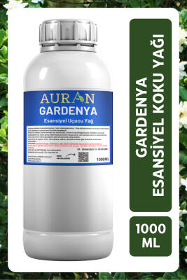 Auran Gardenya Esansiyel Uçucu Yağ Esans Koku Yağı Hobi Esans Mum Sabun Oda Kokusu 1000ml - 1