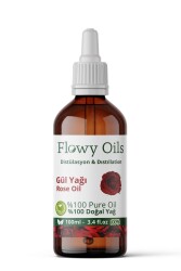 Flowy Oils Gül Yağı %100 Doğal Bitkisel Uçucu Yağ Rose Oil 100ml - 3