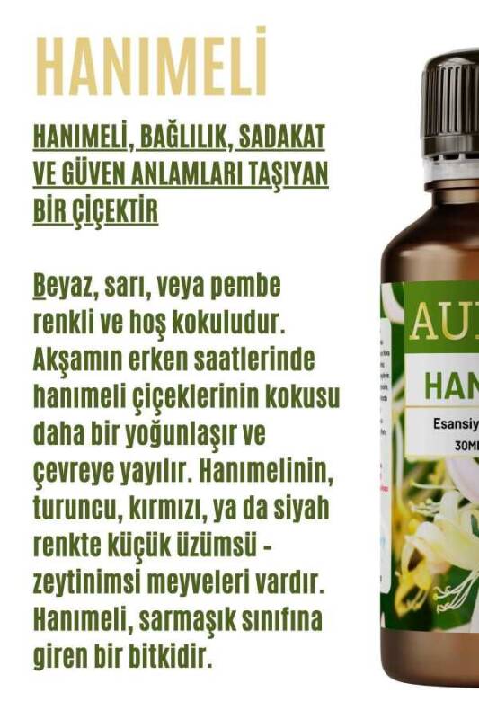 Hanımeli Esansiyel Uçucu Koku Yağı Ortam Kokusu Doğal Yağ Sihirli Küre Hobi Esansı 30ml - 2