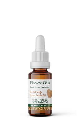 Flowy Oils Hardal Yağı %100 Doğal Bitkisel Sabit Yağ Mustar Seeds Oil 10ml - 1