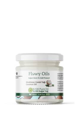 Flowy Oils Hindistan Cevizi Yağı %100 Doğal Bitkisel Sabit Yağ Coconut Oil 105ml - 2