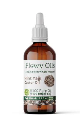 Flowy Oils Hint Yağı %100 Doğal Bitkisel Sabit Yağ Castor Oil 100ml - 1