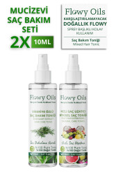 Flowy Oils Hızlı Saç Uzatma Etkili Ve Saç Dökülme Karşıtı 2'li Saç Bakım Toniği Doğal Bitkisel Sprey 2X 150ml - 4