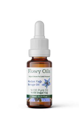 Flowy Oils Hodan Yağı %100 Doğal Bitkisel Uçucu Yağ Borage Oil 10ml - 1