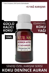 Auran Hürrem Afro Sinerji Karışım Esansiyel Uçucu Koku Yağı Buhurdanlık Difüzör Esansı Oda Kokusu 10ml - 1