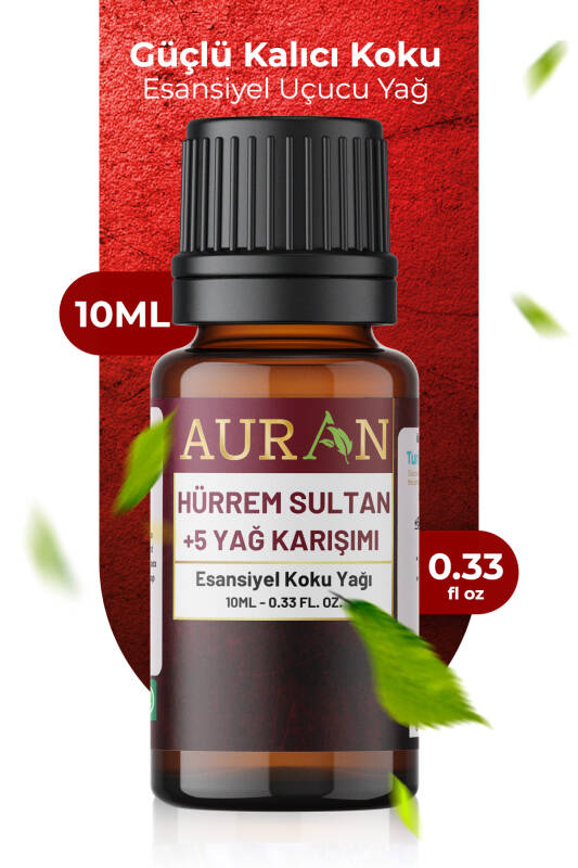 Auran Hürrem Sultan Sinerji Karışım Esansiyel Uçucu Koku Yağı Buhurdanlık Difüzör Esansı Oda Kokusu 10ml - 1