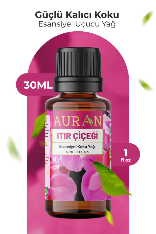 Itır Çiçeği Esansiyel Uçucu Koku Yağı Ortam Kokusu Doğal Yağ Sihirli Küre Hobi Esansı 30ml - 1