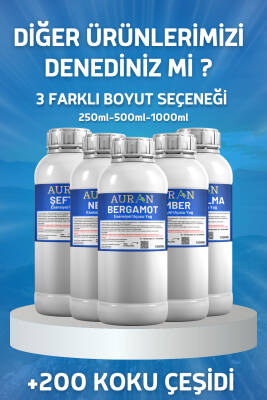 Auran Itır Çiçeği Esansiyel Uçucu Yağ Esans Koku Yağı Hobi Esans Mum Sabun Oda Kokusu 1000ml - 7