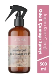 Japon Kiraz Çiçeği Parfümlü Oda ve Çamaşır Spreyi Kumaş Kokusu Japanese Cherry Room Spray 500ml - 1