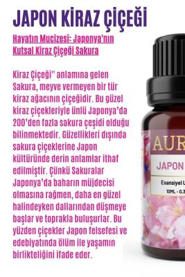 Japon Kirazı Esansiyel Uçucu Koku Yağı Difüzör Esansı Buhurdanlık Yağı Aromaterapi Yağı 10ml - 2