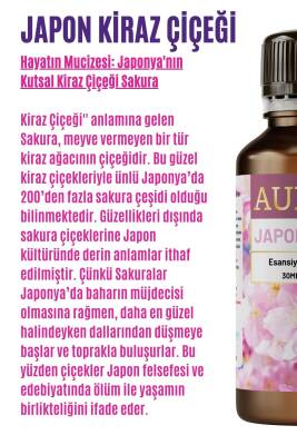 Japon Kirazı Esansiyel Uçucu Koku Yağı Difüzör Esansı Buhurdanlık Yağı Aromaterapi Yağı 30ml - 2