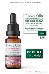 Flowy Oils Japon Kirazı Saf Esansiyel Uçucu Koku Yağı Esans Buhurdanlık Yağı Difüzör Esansı Fragrance 10ml - 1