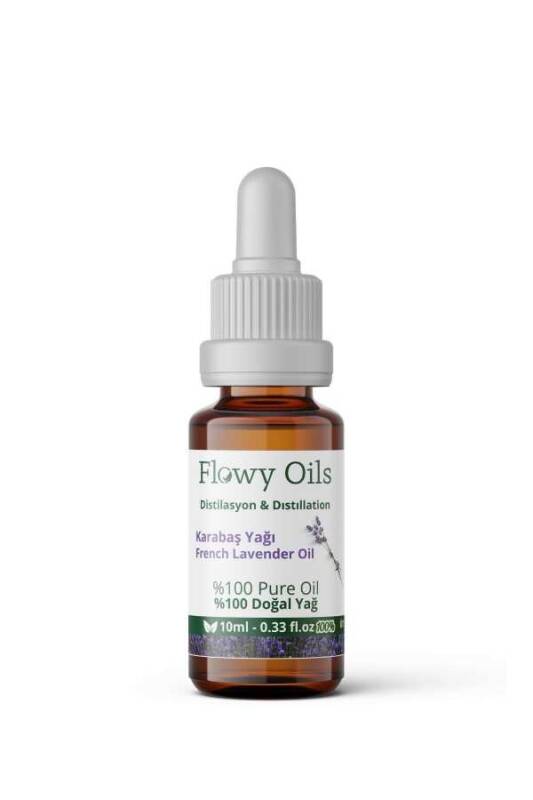 Flowy Oils Karabaş Otu Yağı %100 Doğal Bitkisel Uçucu Yağ French Lavender Oil 10ml - 1