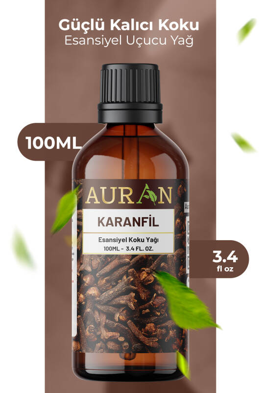 Karanfil Esansiyel Uçucu Koku Yağı Difüzör Esansı Buhurdanlık Yağı Aromaterapi Yağı 100ml - 1