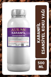 Auran Karanfil Esansiyel Uçucu Yağ Esans Koku Yağı Hobi Esans Mum Sabun Oda Kokusu 500ml - 1