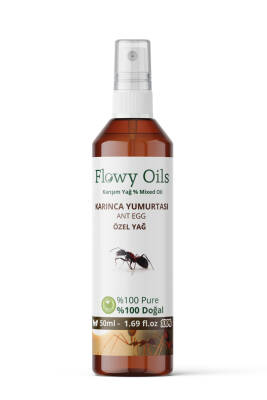 Flowy Oils Karınca Yumurtası Yağı Tüy Azaltıcı Bitkisel Yağ 50ml - 2