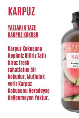 Karpuz Esansiyel Uçucu Koku Yağı Ortam Kokusu Doğal Yağ Sihirli Küre Hobi Esansı 100ml - 2