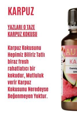 Karpuz Esansiyel Uçucu Koku Yağı Difüzör Esansı Buhurdanlık Yağı Aromaterapi Yağı 30ml - 2