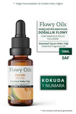 Flowy Oils Kavun Saf Esansiyel Uçucu Koku Yağı Esans Buhurdanlık Yağı Difüzör Esansı Fragrance Oil 10ml - 1