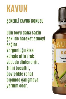 Kavun Esansiyel Uçucu Koku Yağı Ortam Kokusu Doğal Yağ Sihirli Küre Hobi Esansı 30ml - 2