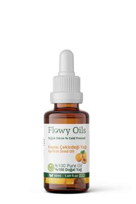 Flowy Oils Kayısı Çekirdeği Yağı %100 Doğal Bitkisel Sabit Yağ Apricot Seed Oil 50ml - 1