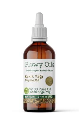 Flowy Oils Kekik Yağı %100 Doğal Bitkisel Uçucu Yağ Thyme Oil 100ml - 1