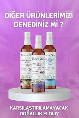 Flowy Oils Lavanta Doğal Lavanta Uyku Ve Yastık Spreyi Lavender Sleep And Pıllow Spray 50 ml - 7