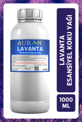 Auran Lavanta Esansiyel Uçucu Yağ Esans Koku Yağı Hobi Esans Mum Sabun Oda Kokusu 1000ml - 1