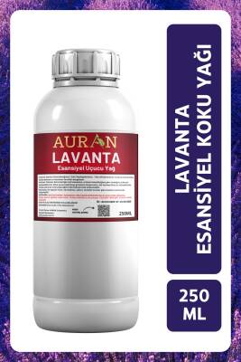 Auran Lavanta Esansiyel Uçucu Yağ Esans Koku Yağı Hobi Esans Mum Sabun Oda Kokusu 250ml - 1