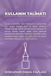 Lavender Oto Kokusu İp Askılı Araç Kokusu Uzun Süre Kalıcı Lavanta Araba Kokusu 8ml - 6