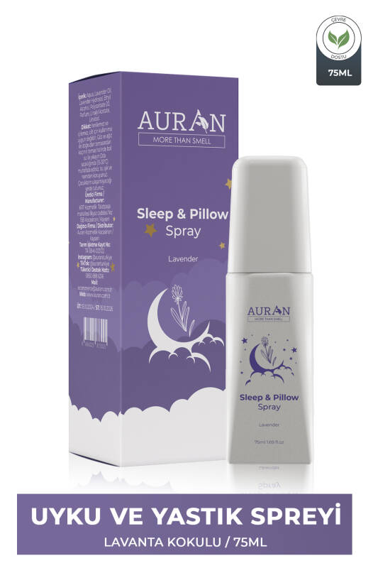 Lavanta Uyku ve Yastık Spreyi Rahatlatıcı Uyku Ve Dinlenme Spreyi Sleep And Pıllow Spray 75ml - 1