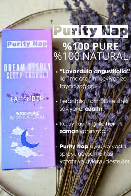 Auran Lavanta Uyku ve Yastık Spreyi, Sleep and Pillow Spray, Doğal Melatonin Aromaterapi Sprey 100 ml - 2