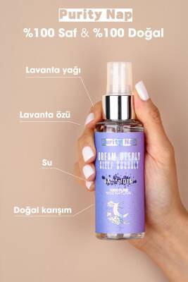 Auran Lavanta Uyku ve Yastık Spreyi, Sleep and Pillow Spray, Doğal Melatonin Aromaterapi Sprey 100 ml - 4