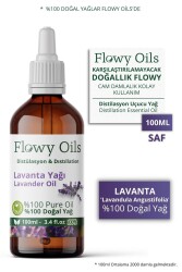 Flowy Oils Lavanta Yağı %100 Doğal Bitkisel Uçucu Yağ Lavender Oil100ml - 1