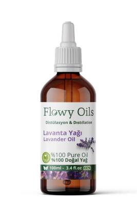 Flowy Oils Lavanta Yağı %100 Doğal Bitkisel Uçucu Yağ Lavender Oil100ml - 2