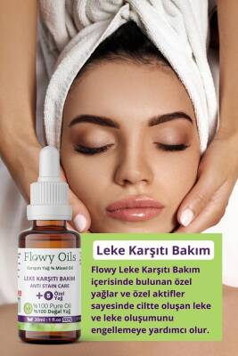 Flowy Oils Leke Karşıtı Cilt Bakım Yağı +5 Yağ Içeren %100 Doğal Karışım Antı Skin Care Oil 30ml - 2