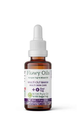 Flowy Oils Leke Karşıtı Cilt Bakım Yağı +5 Yağ Içeren %100 Doğal Karışım Antı Skin Care Oil 30ml - 3