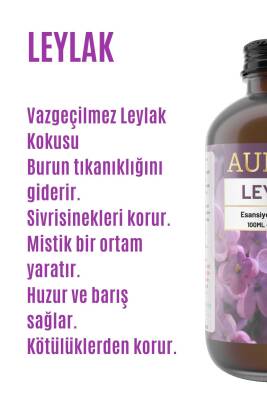 Leylak Esansiyel Uçucu Koku Yağı Ortam Kokusu Doğal Yağ Sihirli Küre Hobi Esansı 100ml - 2