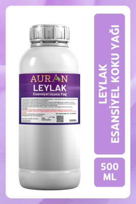 Auran Leylak Esansiyel Uçucu Yağ Esans Koku Yağı Hobi Esans Mum Sabun Oda Kokusu 500ml - 1