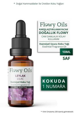 Flowy Oils Leylak Saf Esansiyel Uçucu Koku Yağı Esans Buhurdanlık Yağı Difüzör Esansı Fragrance Oil 10 Ml - 1