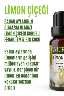 Limon Çiçeği Esansiyel Uçucu Koku Yağı Difüzör Esansı Buhurdanlık Yağı Aromaterapi Yağı 10ml - 2